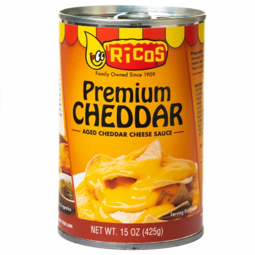 Ricos® Premium Cheddar Cheese Sauce Perspective: front