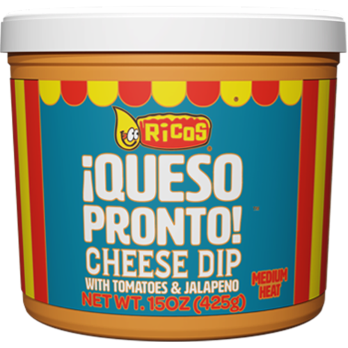 Ricos® Queso Pronto™ Medium Cheese Dip & Spread Perspective: front