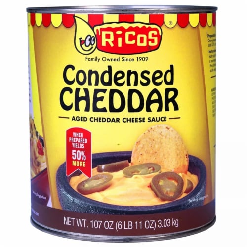 Ricos® Cheddar Cheese Sauce Perspective: front
