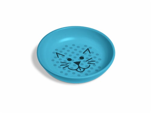 Van Ness Ecoware Cat Dish - Blue Perspective: front