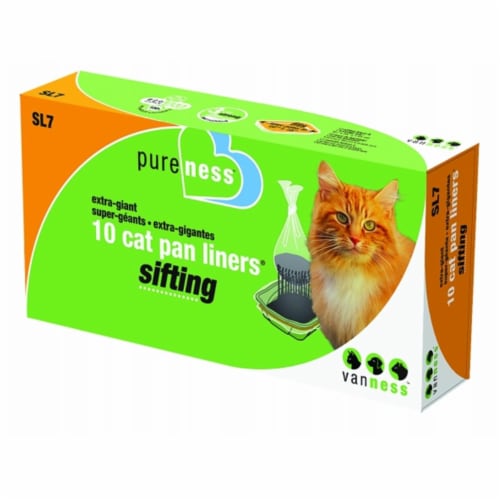 Van Ness Plastic Molding Sifting Cat Pan Liners Giant-10Pk SL7 Perspective: front