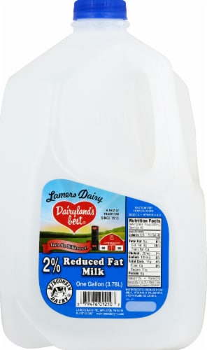 Lamers Dairy Dairyland's Best® 2% Reduced Fat Milk Perspective: front