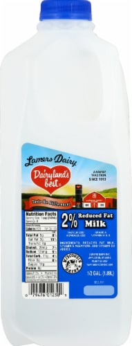 Lamers Dairy Dairyland's Best 2% Reduced Fat Milk Perspective: front