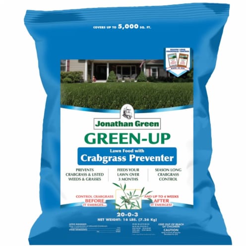 Jonathan Green GREENUP Lawn Food with Crabgrass Preventer, 5M (5,000 sq ft Coverage), 1 Kroger