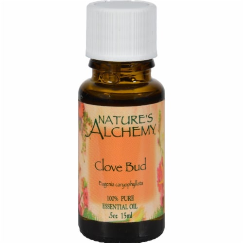 Nature'S Alchemy 100% Pure Essential Oil Clove Bud - 0.5 Fl Oz Perspective: front