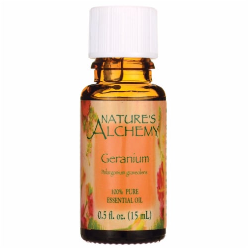 Nature's Alchemy Pure Essential Oil Geranium 0.5 fl oz Liq Perspective: front