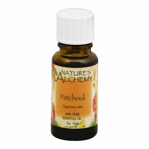 Nature's Alchemy 100% Pure Essential Oil Patchouli - 0.5 fl oz. Perspective: front