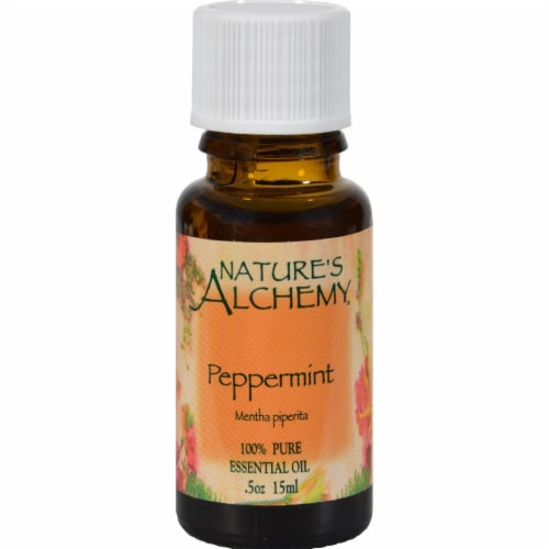 Nature's Alchemy Essential Peppermint Oil Perspective: front