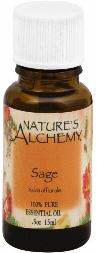 Nature's Alchemy Essential Sage Oil Perspective: front