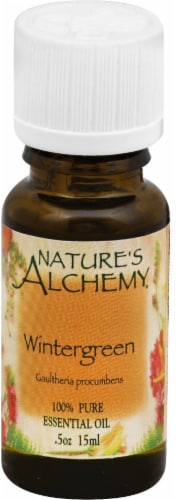 Nature's Alchemy Essential Wintergreen Oil Perspective: front