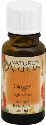Nature's Alchemy Ginger Essential Oil Perspective: front