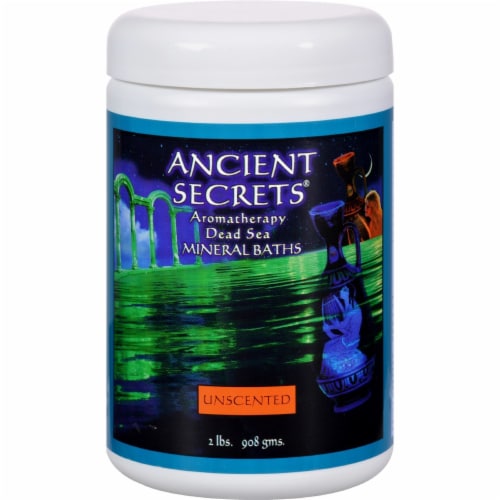 Ancient Secrets Unscented Aromatherapy Dead Sea Mineral Bath Salts Perspective: front