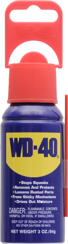 WD-40 Lubricant Spray Perspective: front