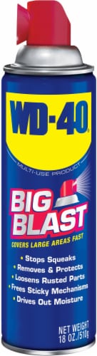 WD-40 Big Blast Dry Lubricant Spray Perspective: front