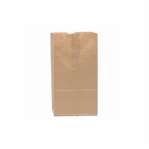 Sim Supply Grocery Bag,Brown,PK500 18410 Perspective: front