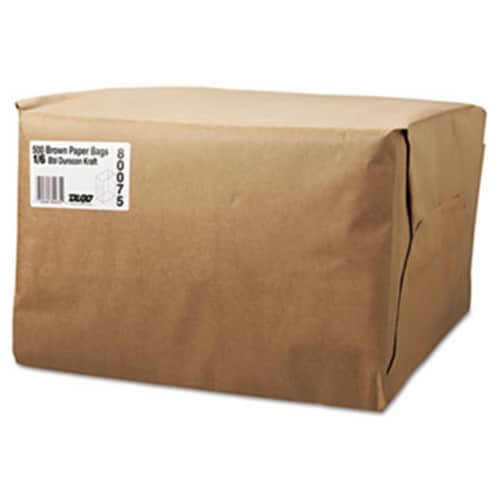 Duro 4 lb. Brown Paper Bag - 500/Bundle