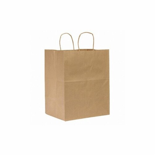 Sim Supply Shopping Bag,Merchandise,Brown,PK200 87415 Perspective: front