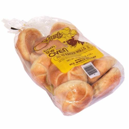 Wimberger's Sourdough Kaiser Rolls 12ct Perspective: front