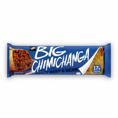Tina's Big Chimichanga Spicy Beef & Bean Perspective: front