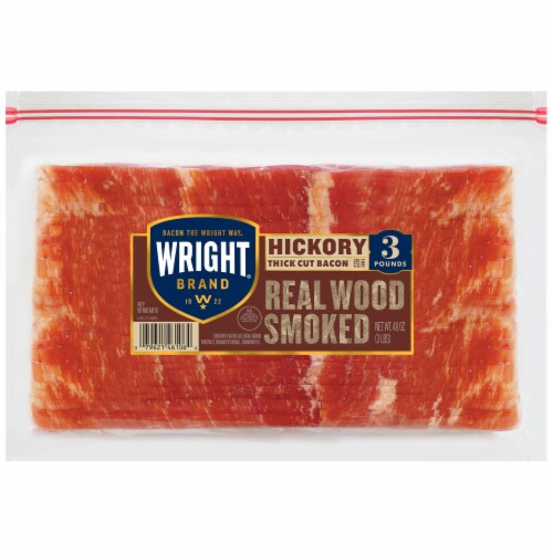 Kroger - Wright Brand Hickory Smoked Thick Cut Bacon, 48 oz