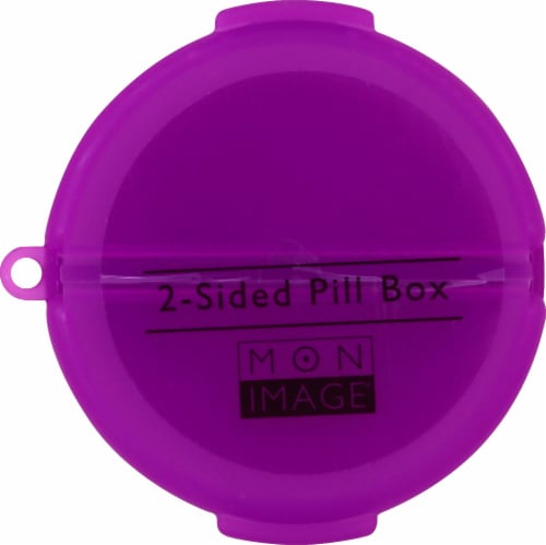 Mon Image® 2-Sided Pill Box Perspective: front