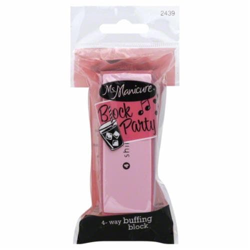 Ms. Manicure 4-way Smoothing Block Perspective: front