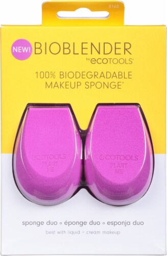 Ecotools® Bioblender Makeup Sponge Duo Perspective: front