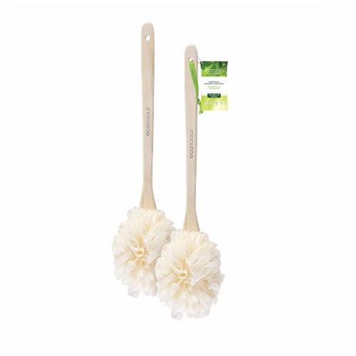 Ecotools® EcoPouf Bath Brush Perspective: front