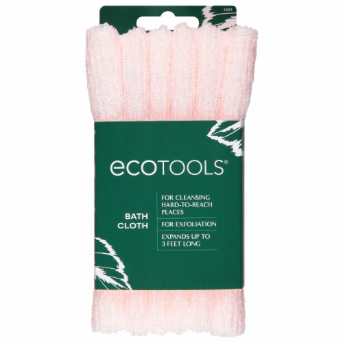 Ecotools Bath Cloth - Pink Perspective: front