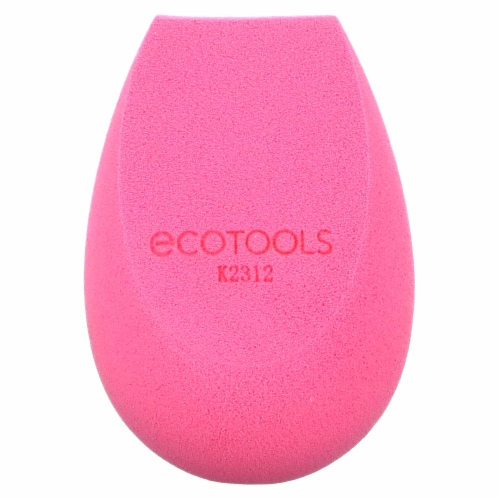 EcoTools Bioblender Compostable Makeup Sponge + Natural Infusions Pink - 1 Sponge Perspective: front