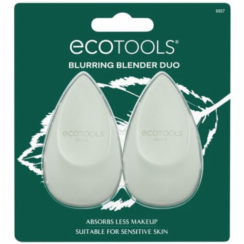 Ecotools® Blurring Blender Sponge Duo Perspective: front