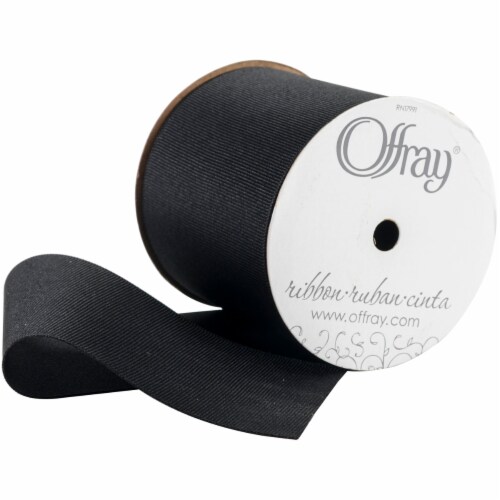 GROSGRAIN RIBBON - BLACK