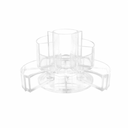 Allegro Acrylic Load & Stow Expandable Beauty Organizer Perspective: front
