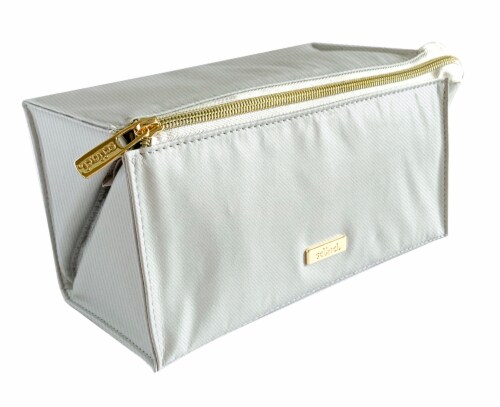 Scunci Cosmetic Bag - Grey Perspective: front