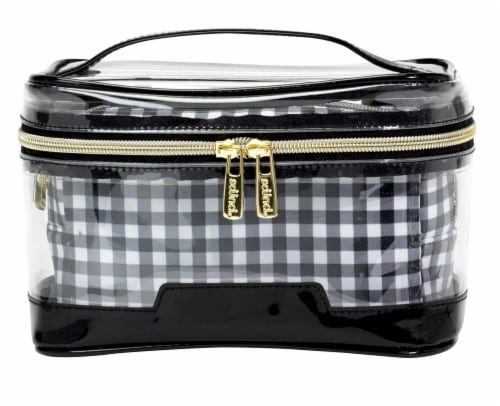 Scunci® Cosmetic Train Case Set Perspective: front
