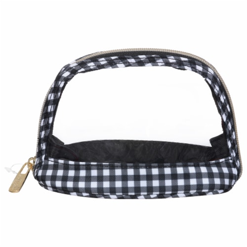 Scunci Gingham Cosmetic Clutch - Clear, 1 ct - Kroger