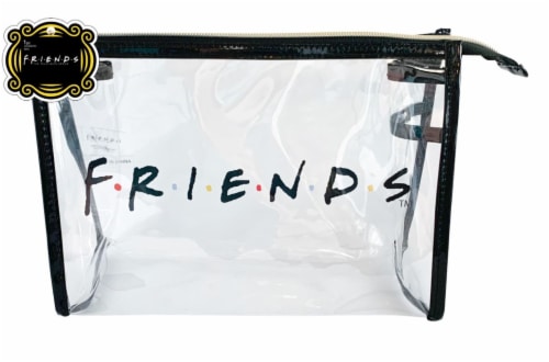 Warner Bros Friends™ Clutch Makeup Bag - Clear Perspective: front