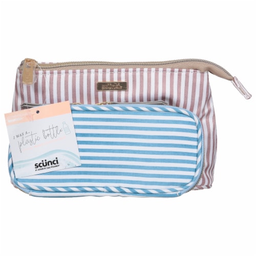 Scunci Stripe Cosmetic Bag 1 ct Fry s Food Stores