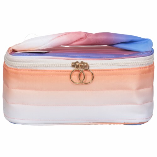 Scunci Quilted Cosmetic Bag - Ombre Perspective: front