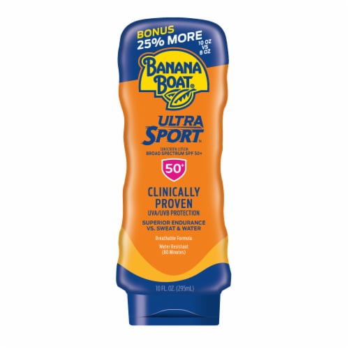 Banana Boat® Ultra Sport™ Sunscreen Lotion SPF 50 10 oz Perspective: front