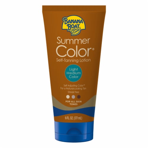 Banana Boat® Summer Color® Light/Medium Color Self-Tanning Lotion Perspective: front