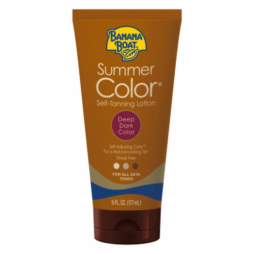 Banana Boat® Summer Color® Deep Dark Color Self-Tanning Lotion Perspective: front