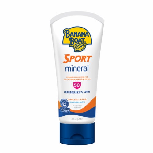 Banana Boat® Sport Mineral Sunscreen Lotion SPF 50+ Perspective: front