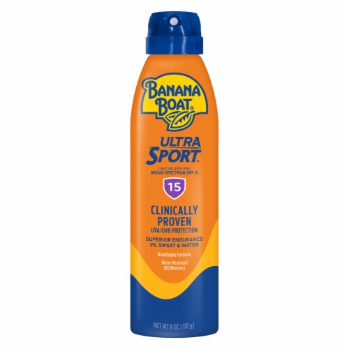 Banana Boat Ultra Sport Sunscreen Spray SPF 15 Perspective: front
