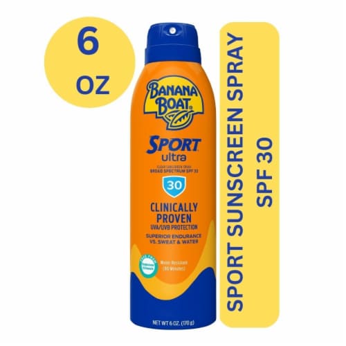 Banana Boat Sport Ultra SPF 30 Sunscreen Spray Perspective: front
