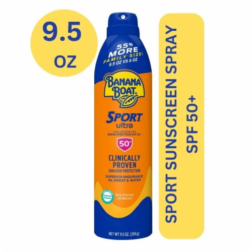 Banana Boat Sport Ultra SPF 50 Sunscreen Spray Family Size