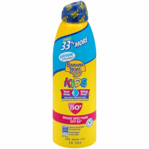 Banana Boat Kids Tear Free Sunscreen Lotion SPF 50 Perspective: front