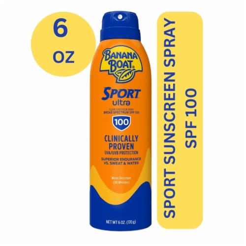 Banana Boat Ultra Sport Sunscreen Spray SPF 100 Perspective: front