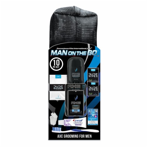 Convenience Kits International® Man On the Go® Axe Grooming Travel Kit Perspective: front