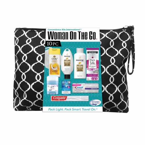Convenience Kits International® Woman On the Go® Premium Travel Kit Perspective: front